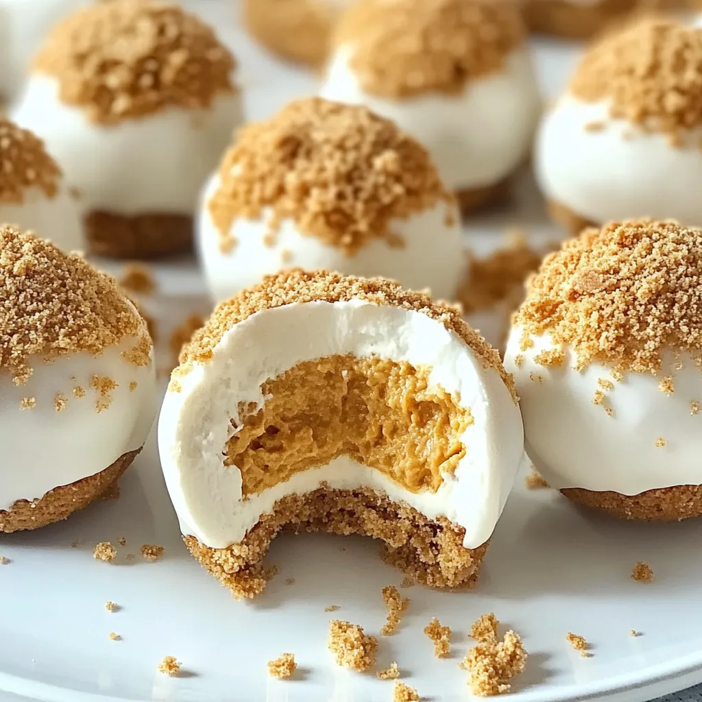 pumpkin cheesecake bites