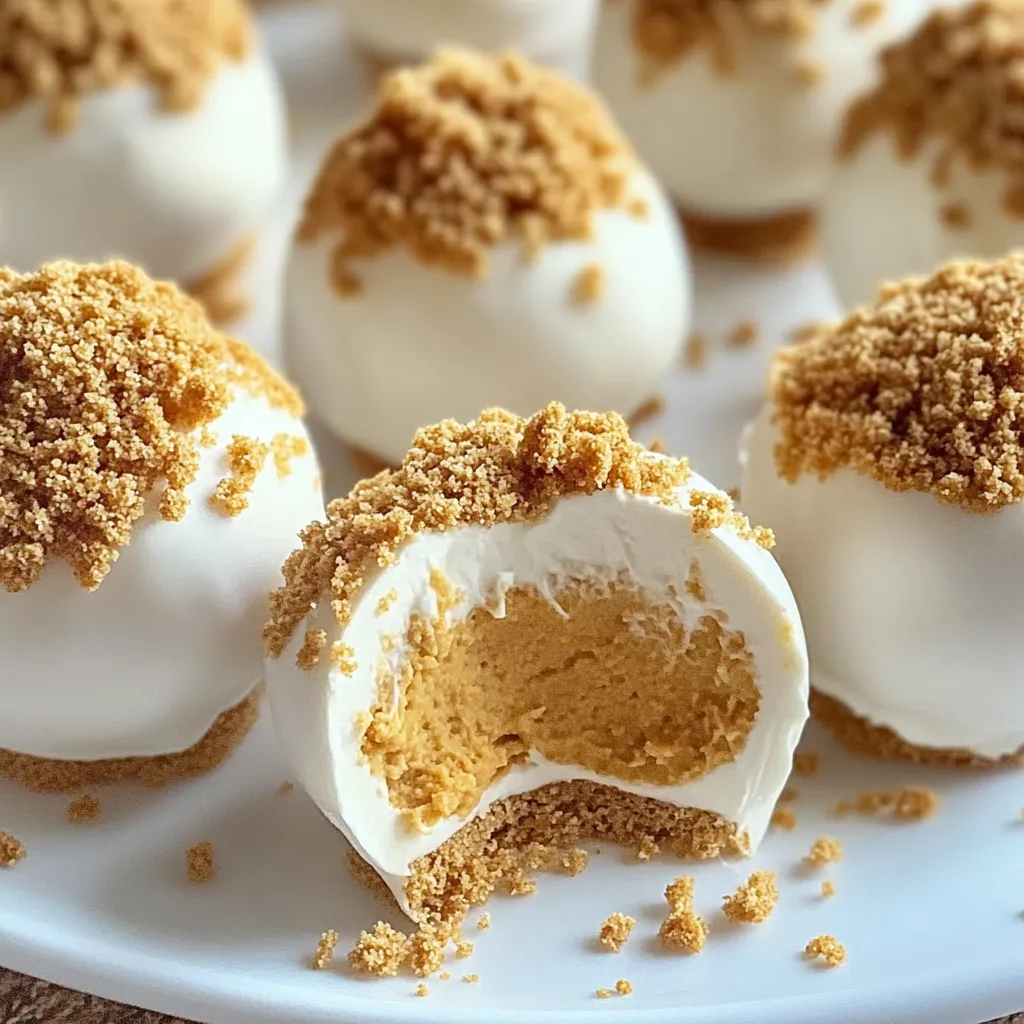 pumpkin cheesecake balls without baking