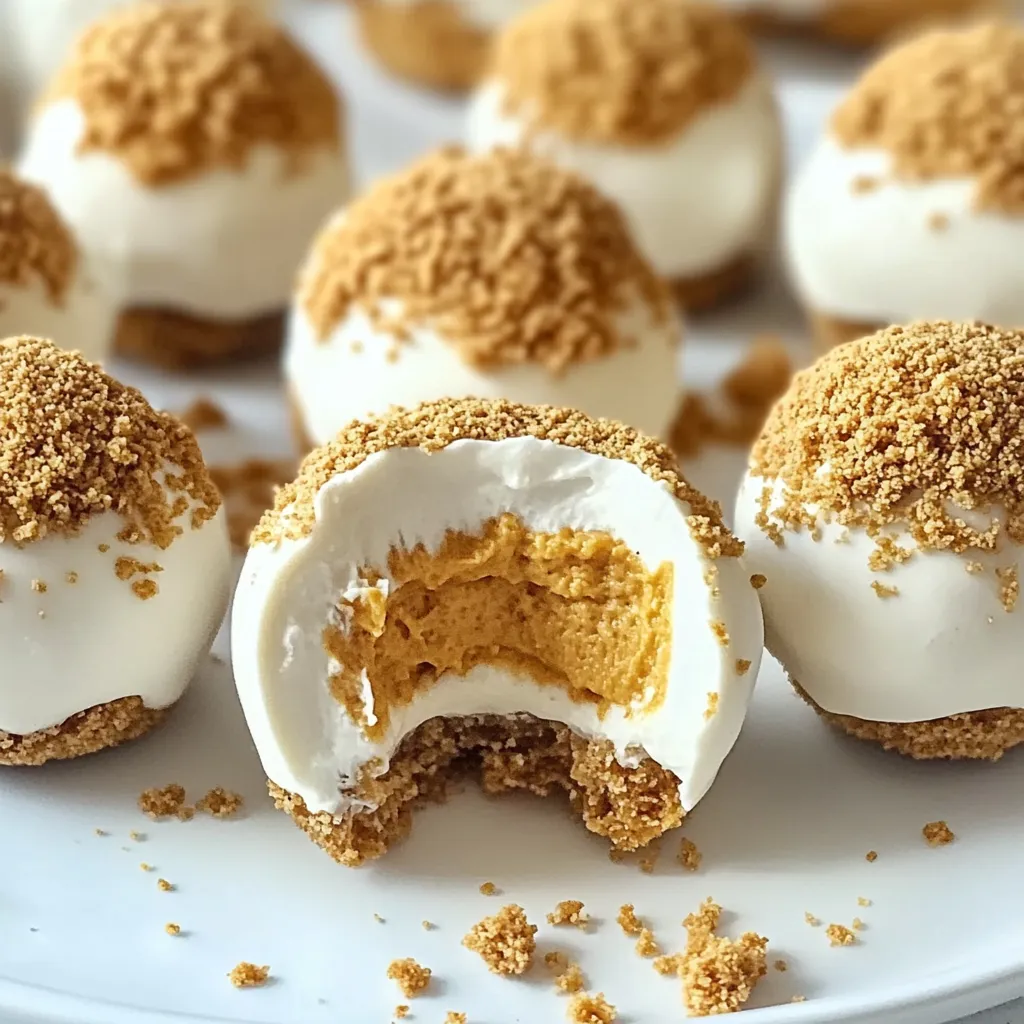 no bake balls with pumpkin cheesecake