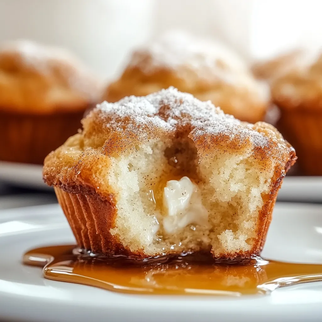 Creamy Gooey Cinnamon Muffins