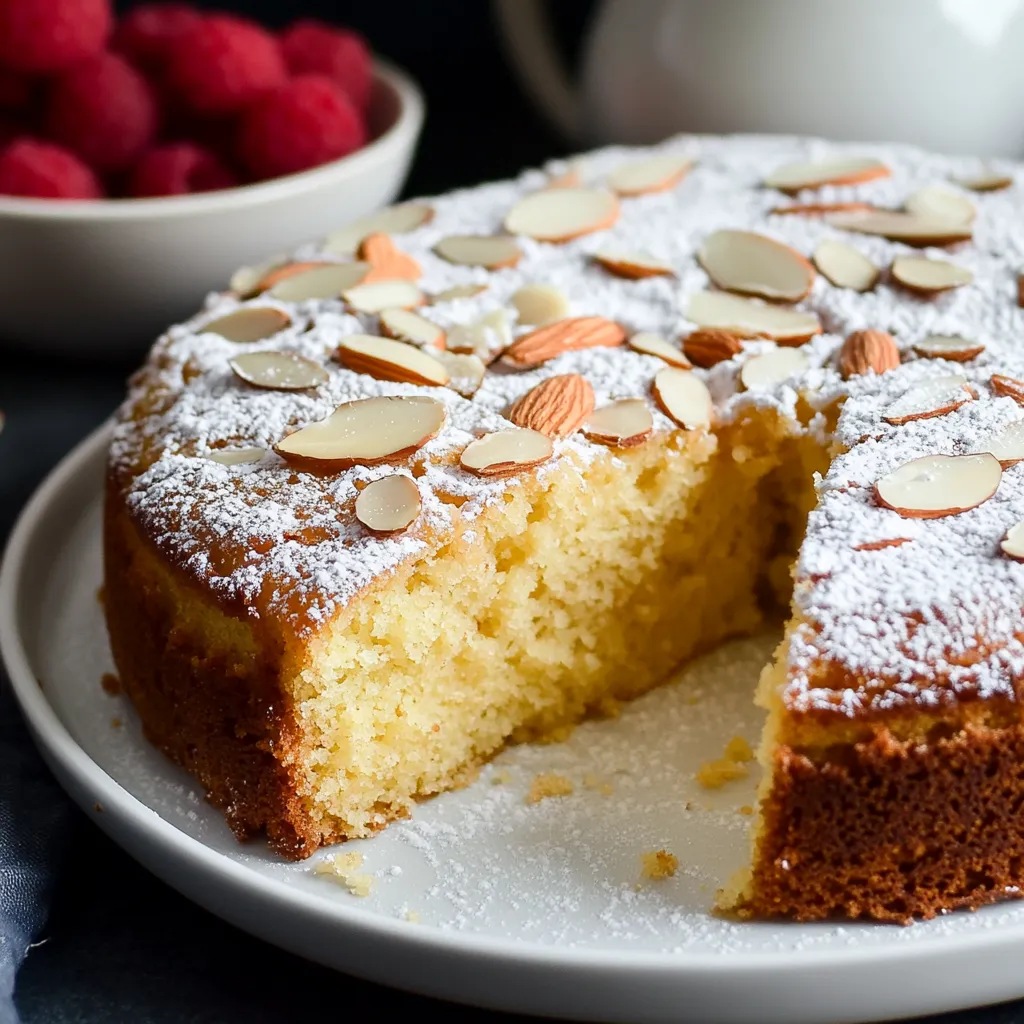 Fluffy Almond Cake