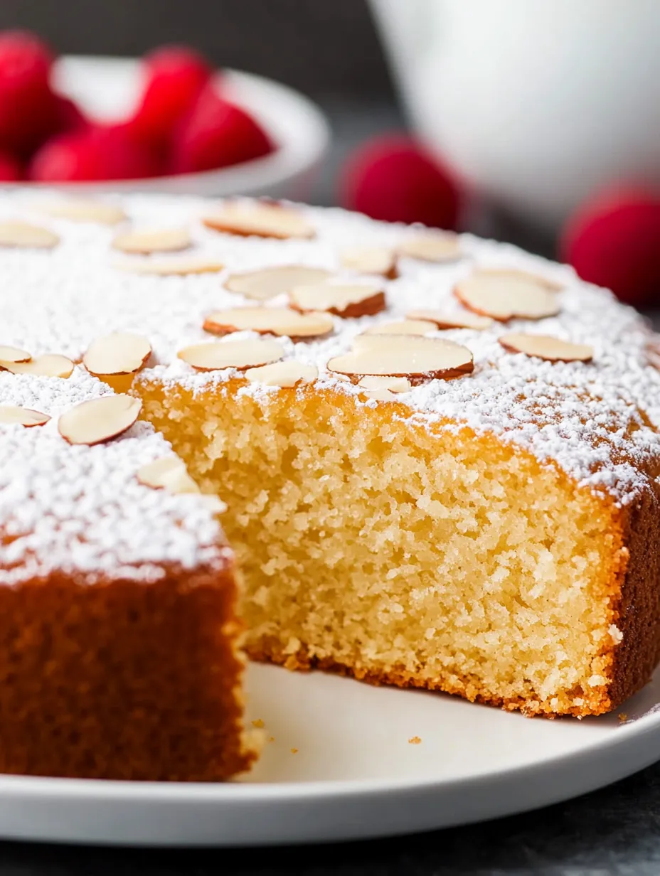 Easy Almond Cake Recipe