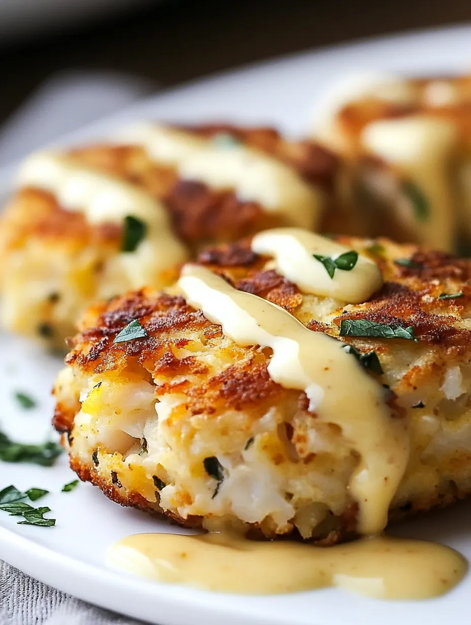 Easy Cheddar Bay Crab Cakes with Lemon Butter Drizzle Recipe