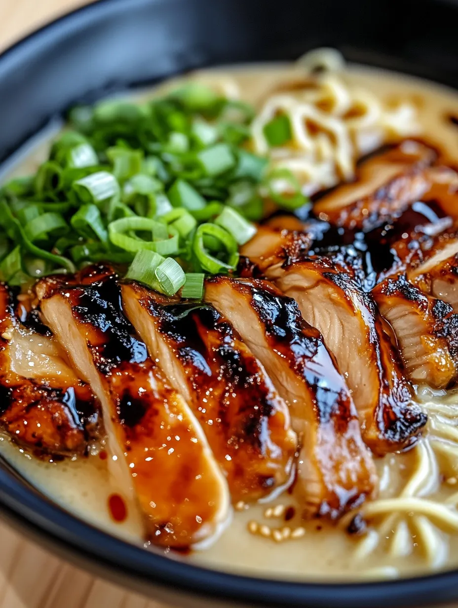 Easy Fiery Chicken Ramen with Creamy Garlic Sauce Recipe