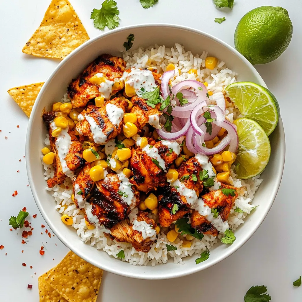 Street Corn Chicken Rice Bowl Receipe