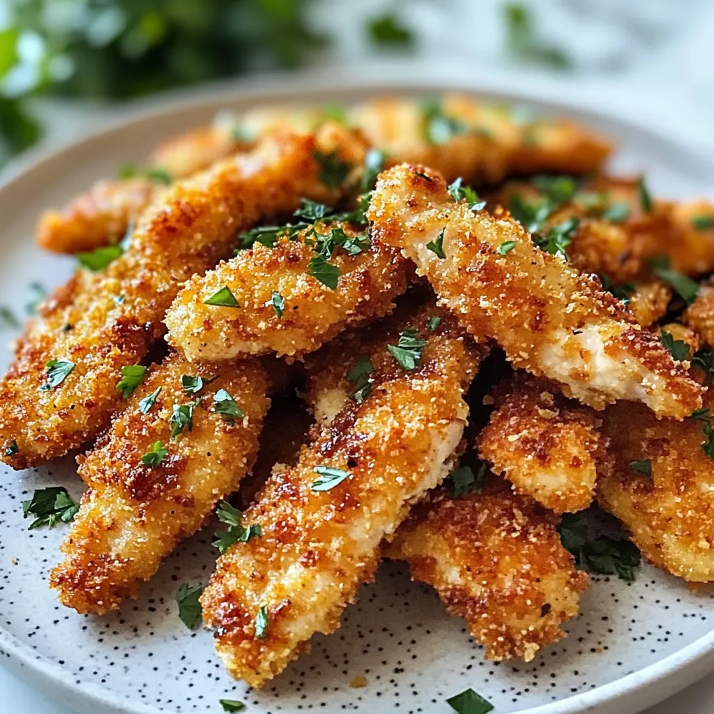 Crispy Homemade Chicken Strips