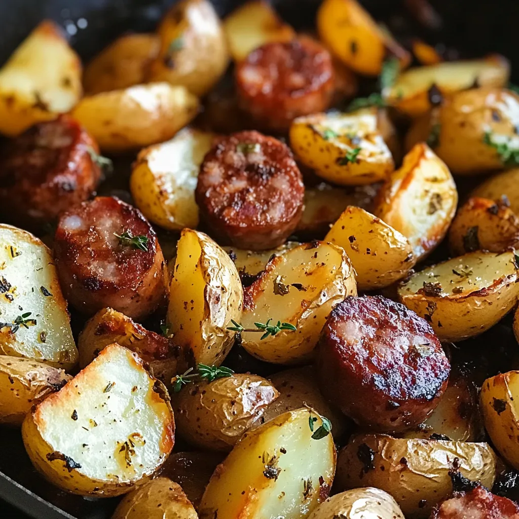 Tasty Smoked Sausage and Potatoes