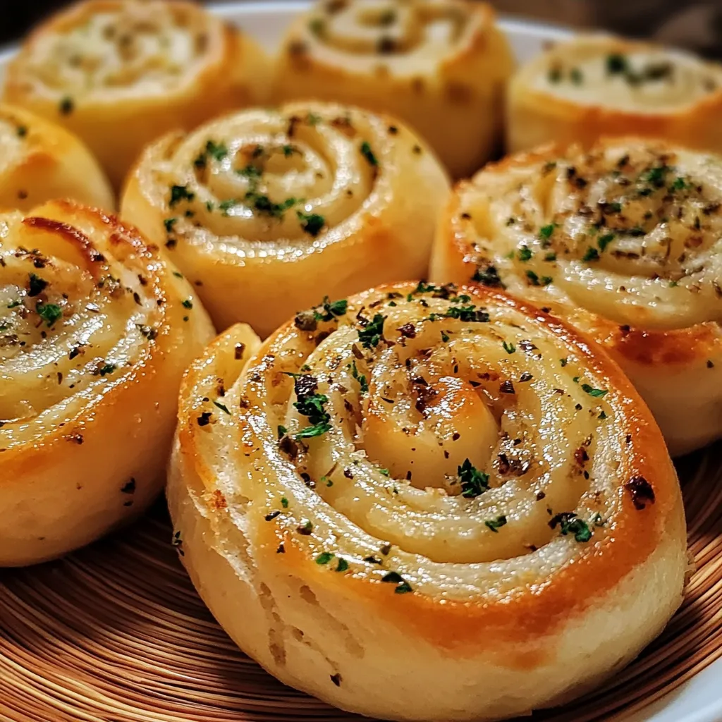 Garlic Swirl Rolls How-To