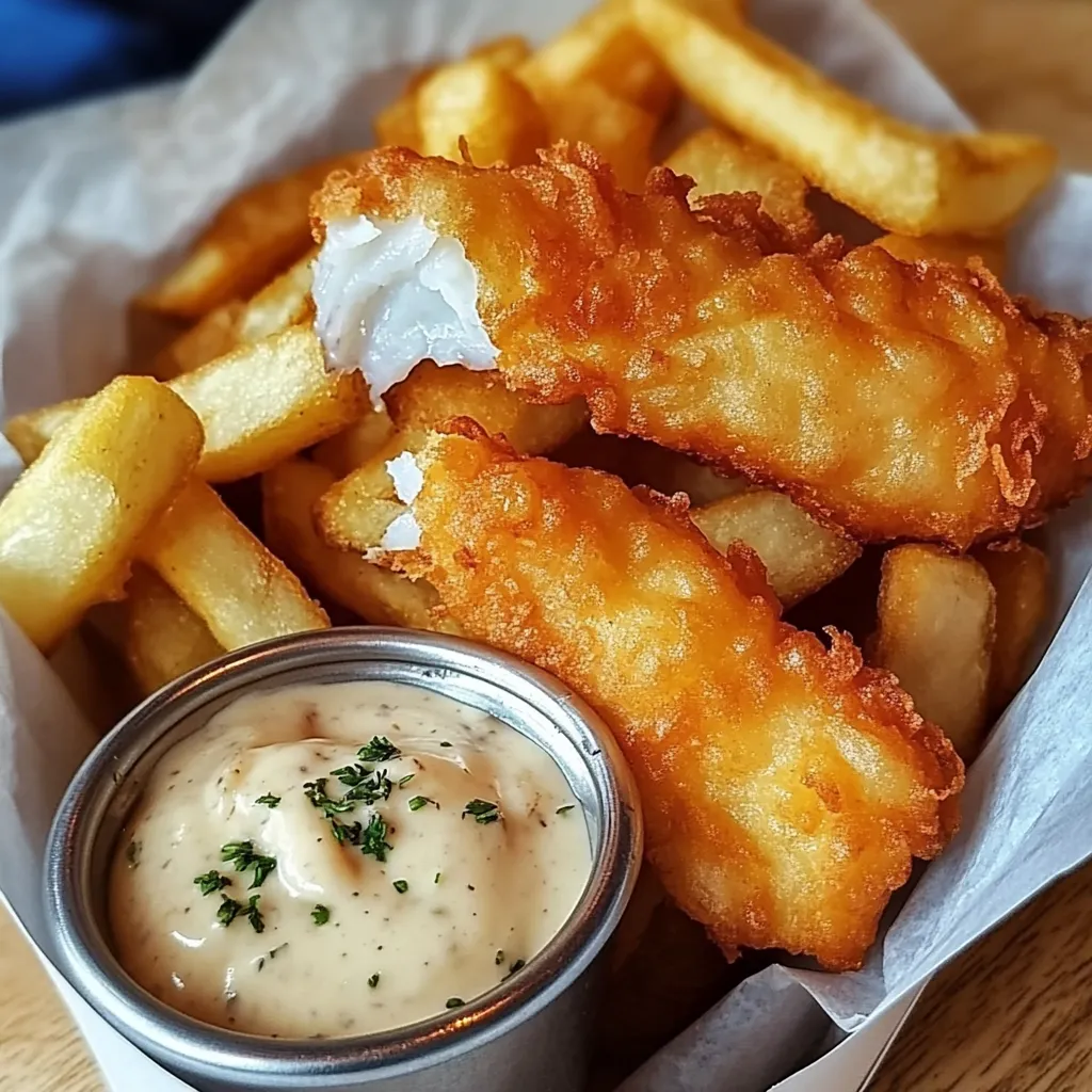 Classic Fish and Chips: Crispy and Golden