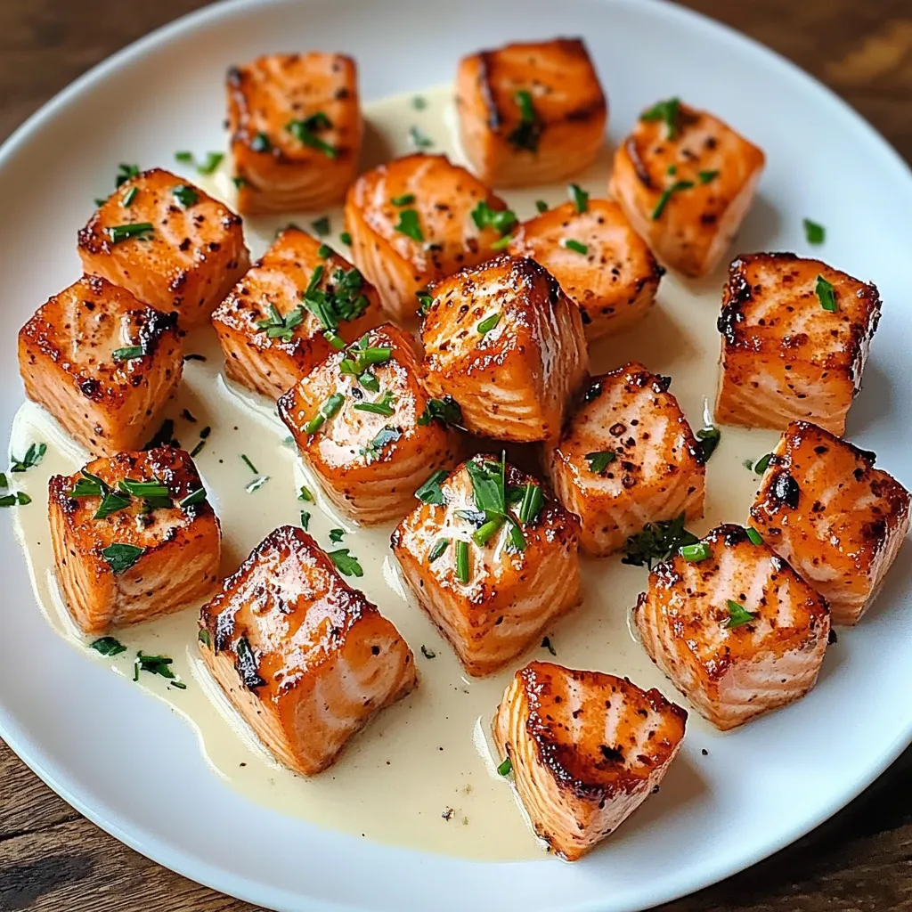 Fast Crispy Spicy Salmon Bites