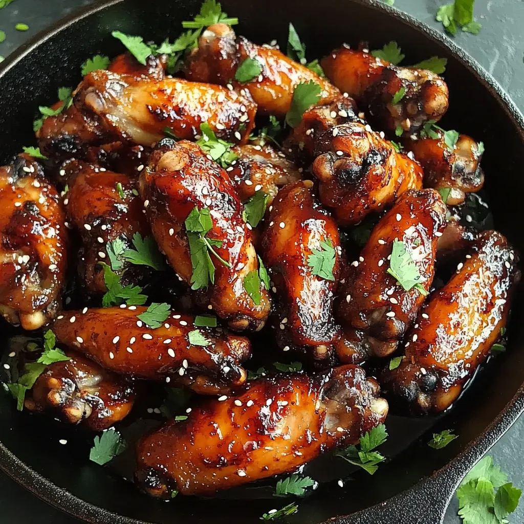 Sweet and Spicy Chicken Wings