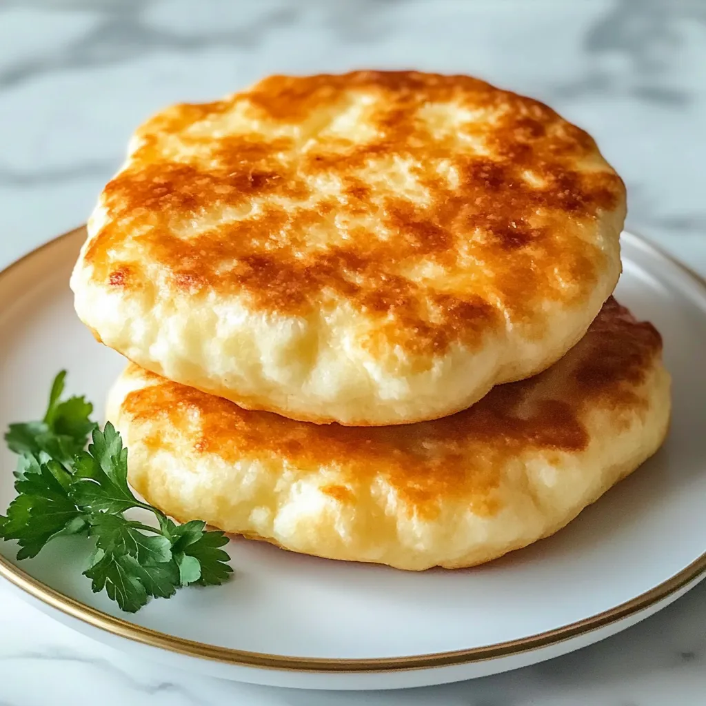 Simple Fluffy Cottage Cheese Cloud Bread Snack