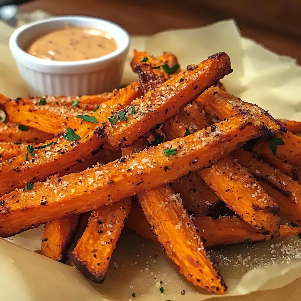 Simple Crispy Oven Baked Sweet Potato Fries
