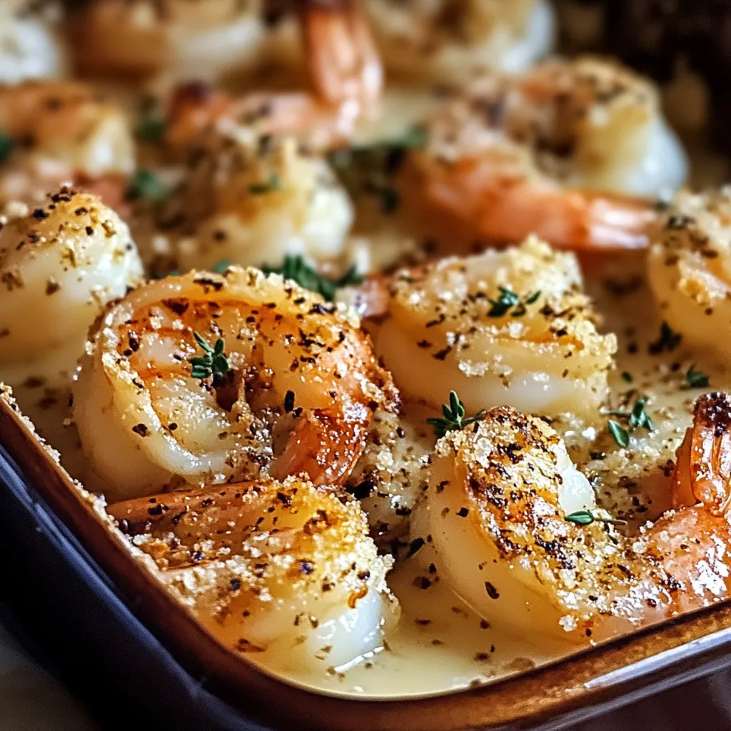 Garlic Parmesan Baked Shrimp