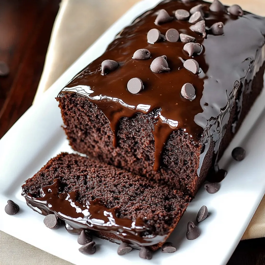 Fudgy Chocolate Loaf