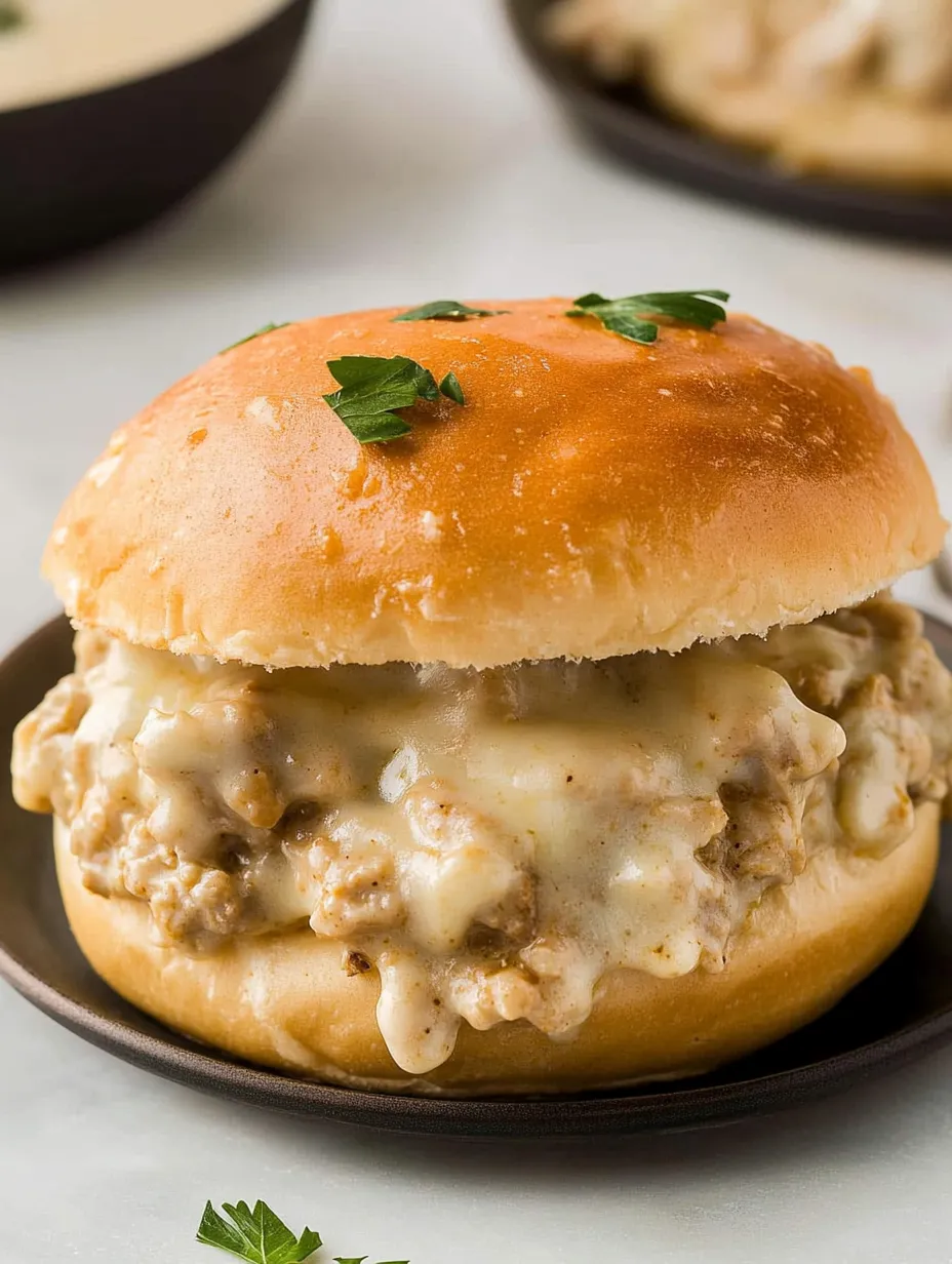 Easy Chicken Alfredo Sloppy Joes Recipe
