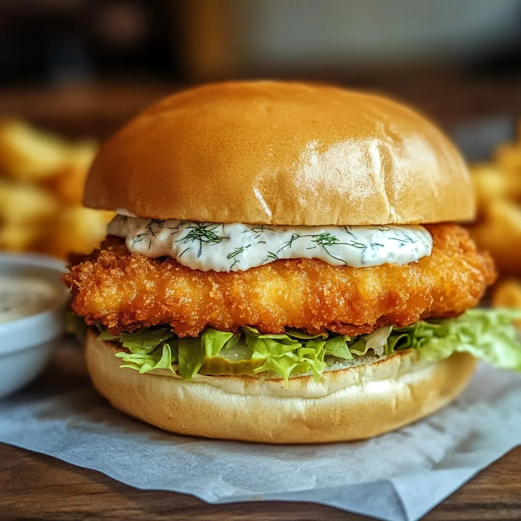 Homemade Fish Sandwich