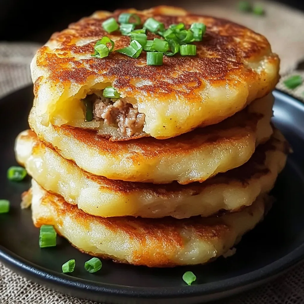 Stuffed Potato Cakes How-To