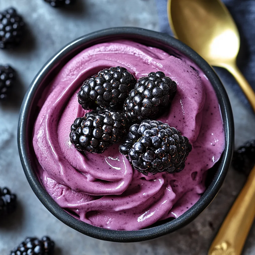 Blackberry Mousse