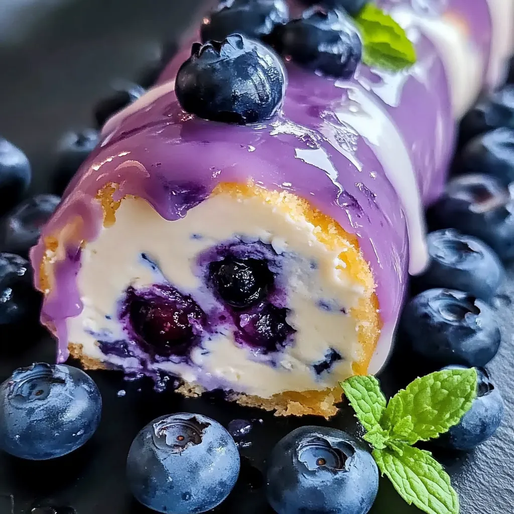 Blueberry Cheesecake Rolls