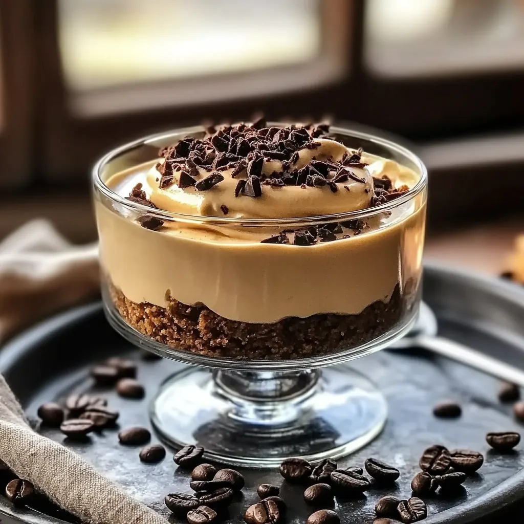 Chilled Fluffy Coffee Mousse