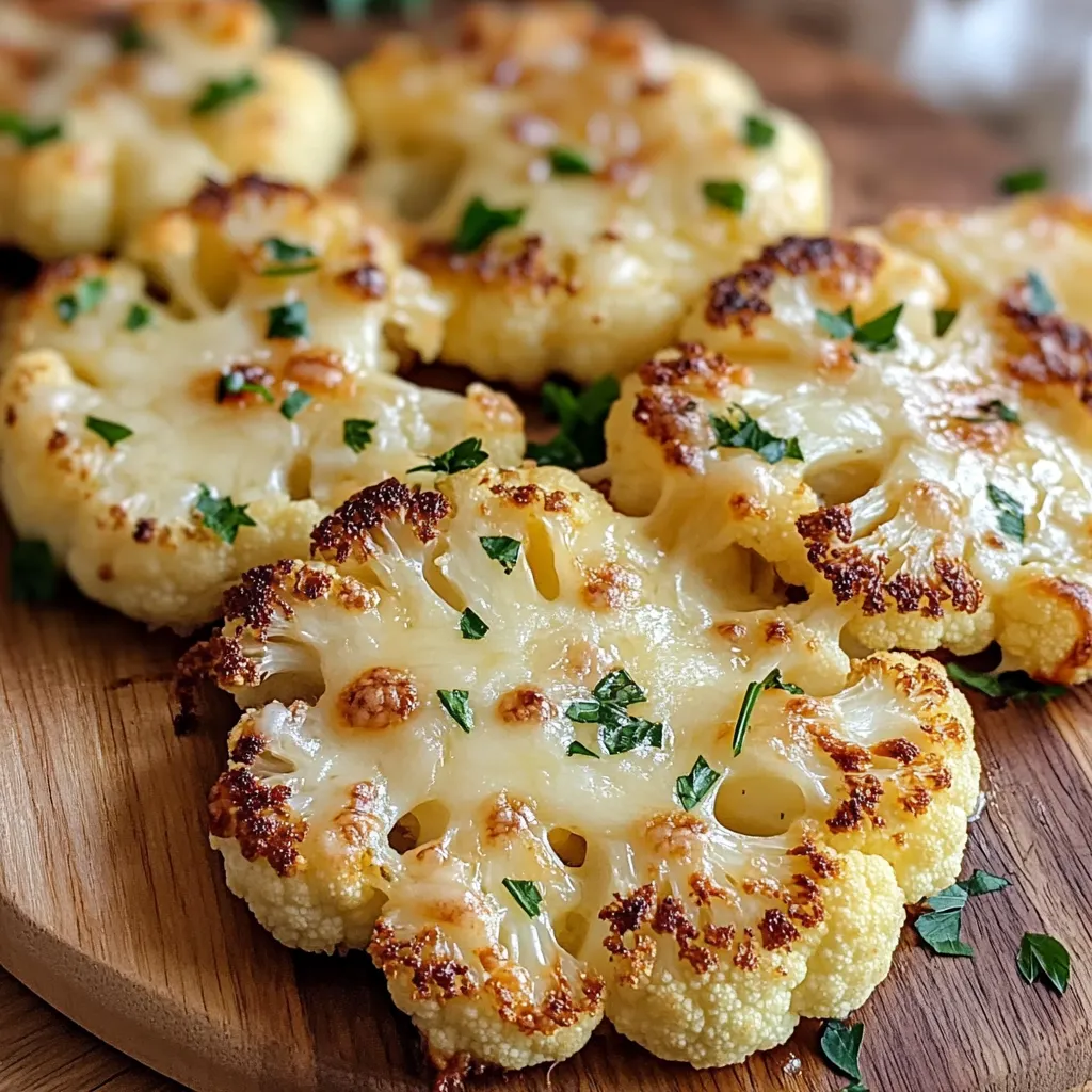 Cheesy Cauliflower Steaks Recipe