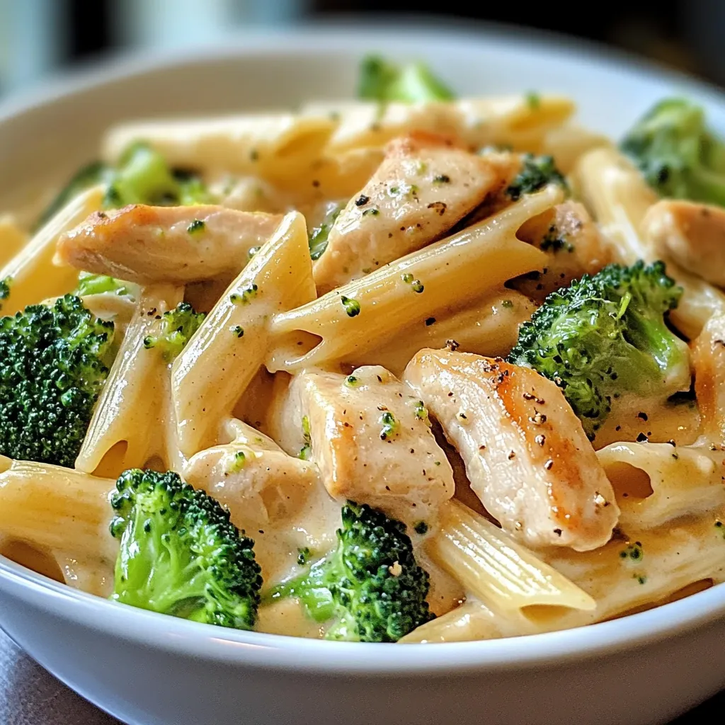 Creamy Broccoli Chicken Pasta