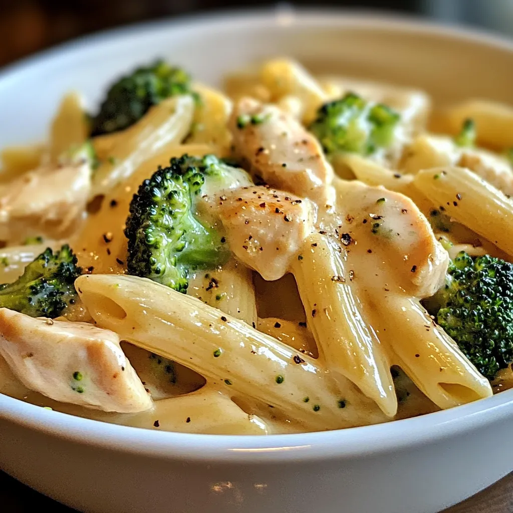 Creamy Broccoli and Chicken Penne Recipe