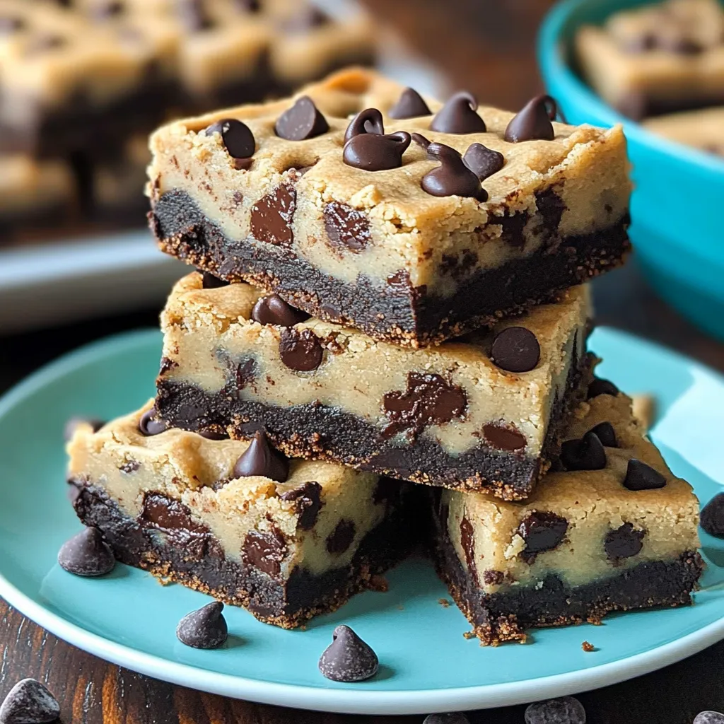 Chocolate Chip Cookie Brownies Dessert