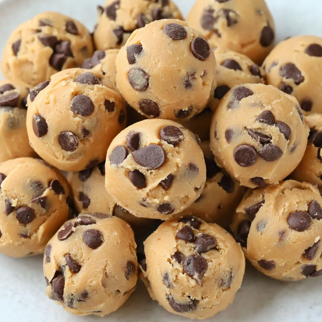 Chocolate chip cookies on a plate.