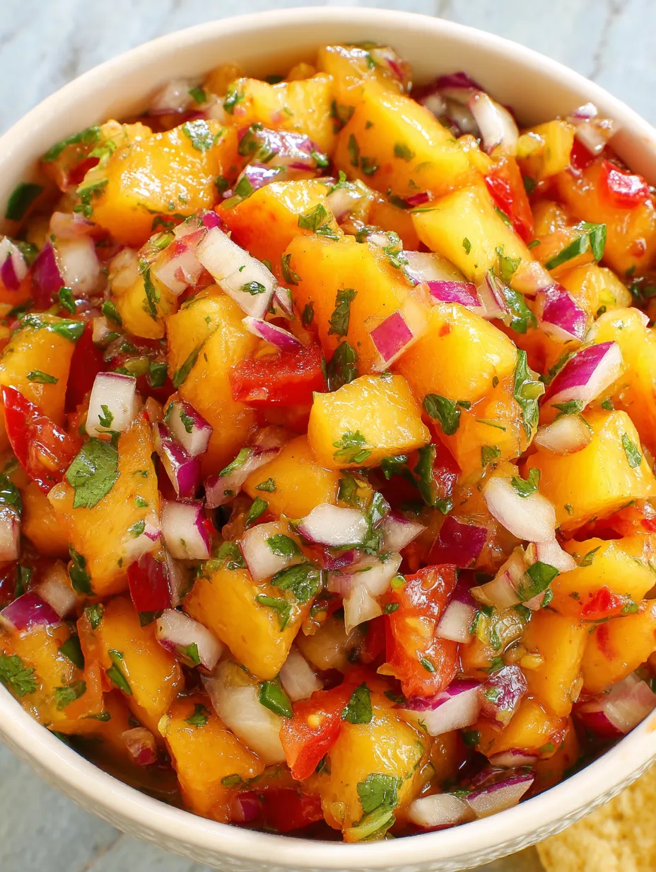 A bowl of fruit with onions and cilantro.