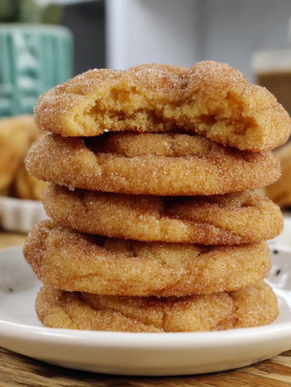 A stack of sugar cookies.