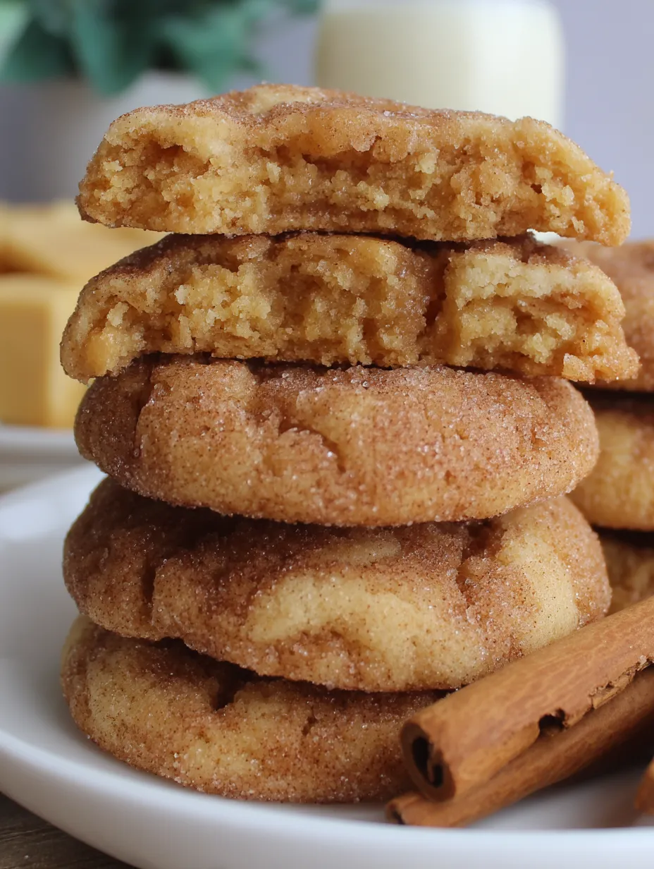 A stack of sugar cookies.
