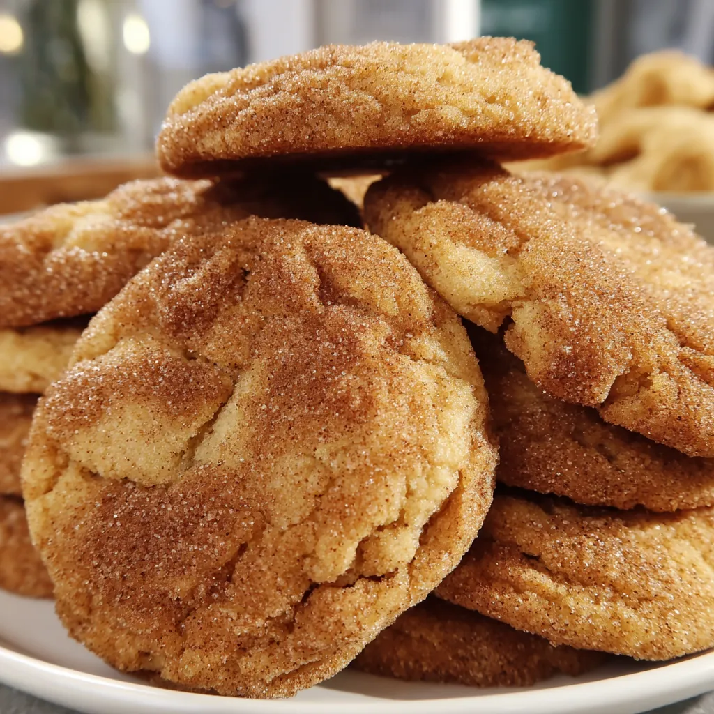 A plate of cookies with a brown sugar coating.