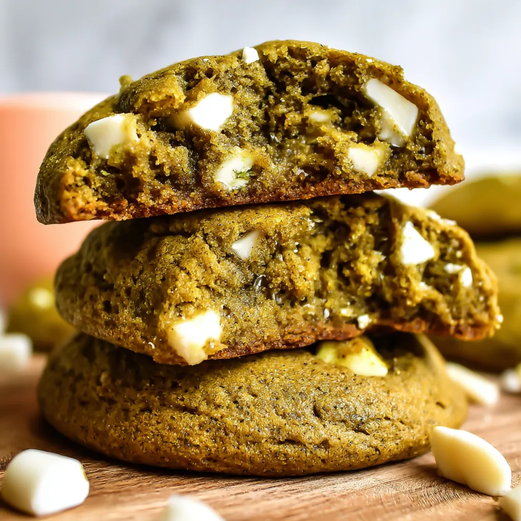 A stack of cookies with white frosting.