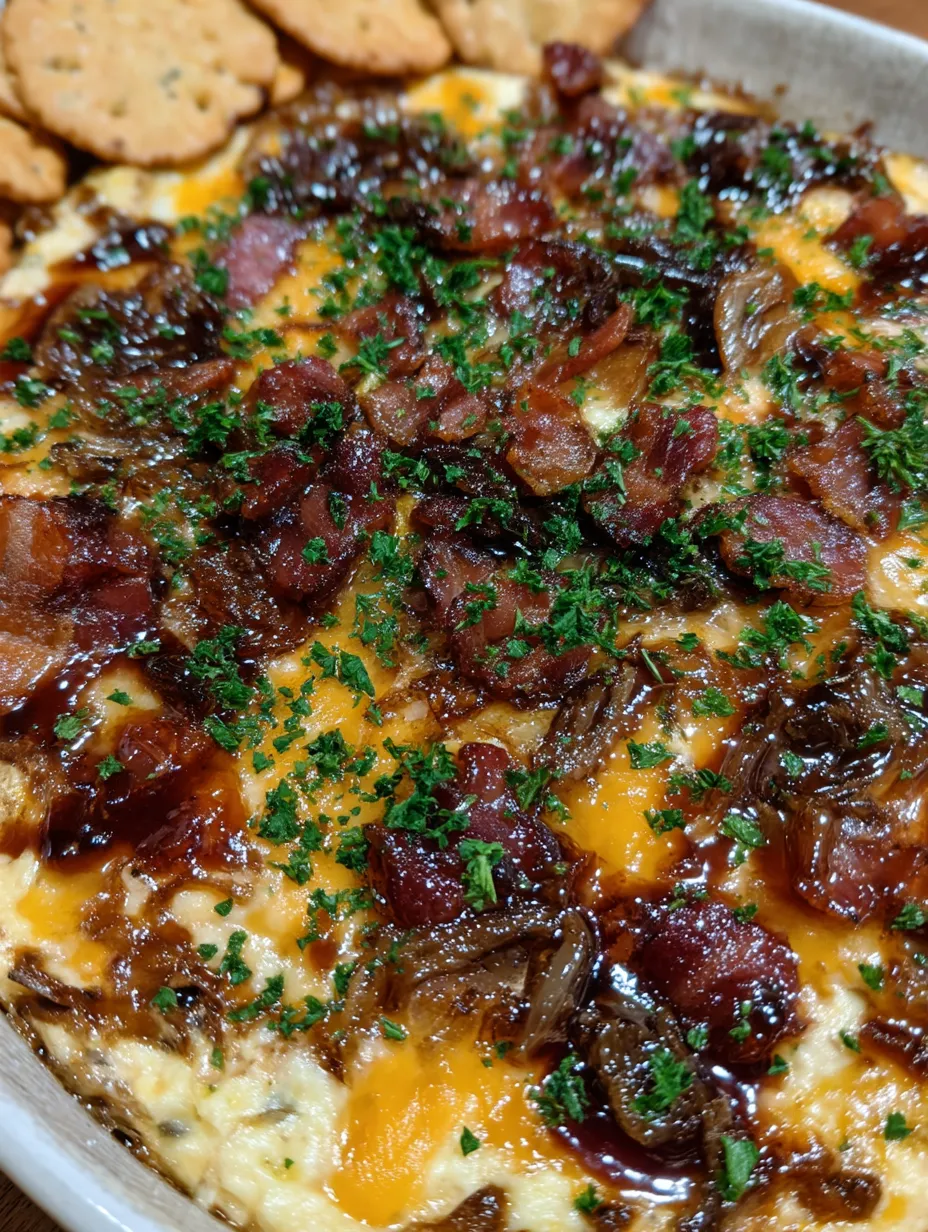 A close up of a delicious bacon and cheese pizza.