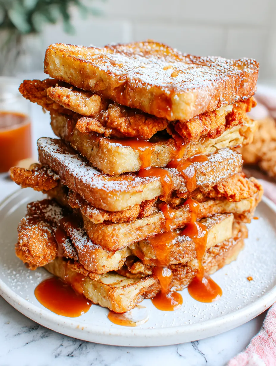 French Toast Fried Chicken Sandwich